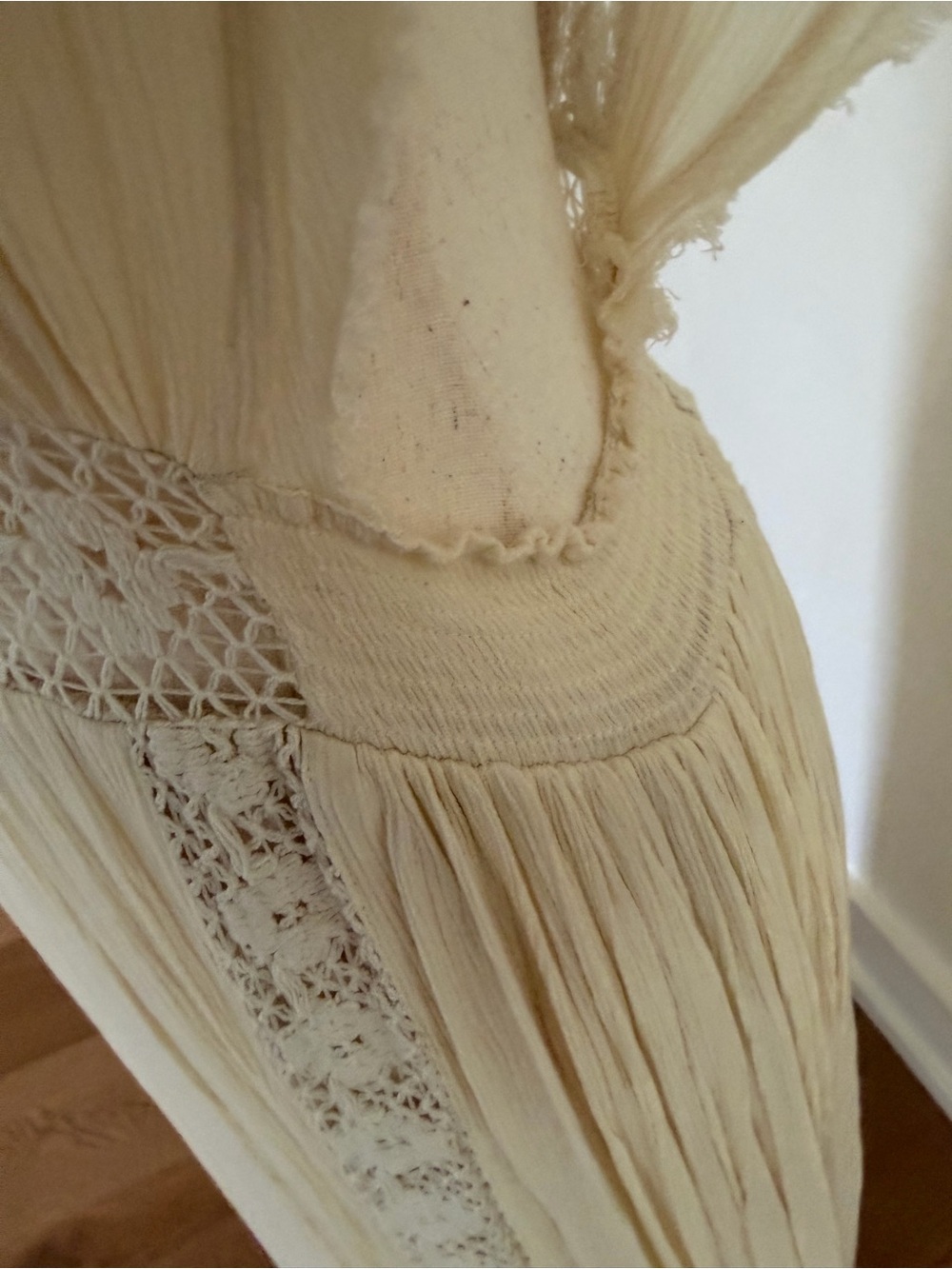 Free People Cream Lace Maxi Dress - Picture 10 of 10